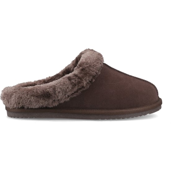 Hush Puppies Amara Wildleder Damen Schokoladenhausschuhe - Image 5