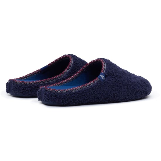 Hush Puppies Good Teddy Polyester Herren Hausschuhe NAVY - Image 2