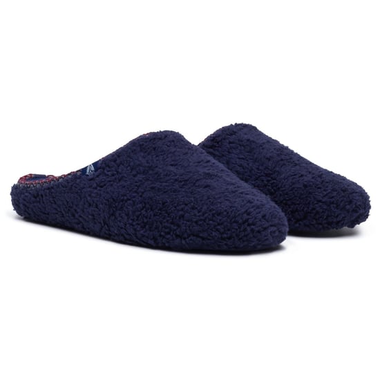 Hush Puppies Good Teddy Polyester Herren Hausschuhe NAVY - Image 3