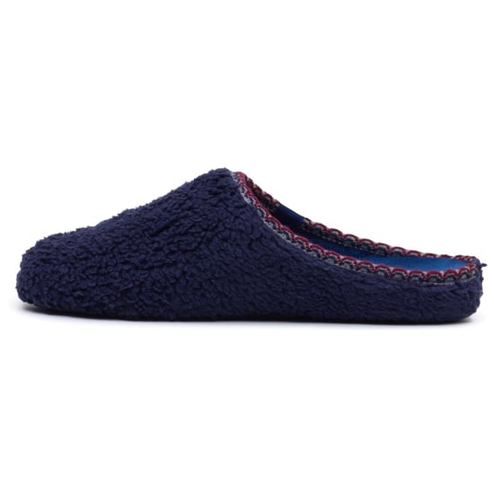 Hush Puppies Good Teddy Polyester Herren Hausschuhe NAVY - Image 6