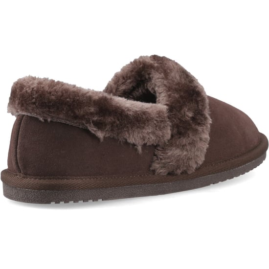 Hush Puppies Ariel Wildleder Damen Schokoladenhausschuhe - Image 2
