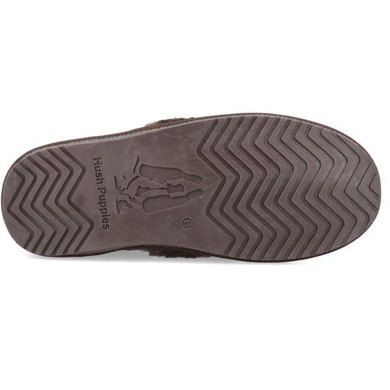 Hush Puppies Ariel Wildleder Damen Schokoladenhausschuhe - Image 3