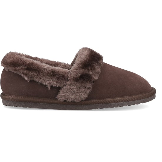 Hush Puppies Ariel Wildleder Damen Schokoladenhausschuhe - Image 5