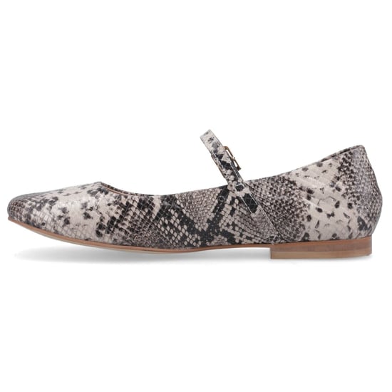 Hush Puppies Pasha Leder Frauen Schlange Ballerinas - Image 4