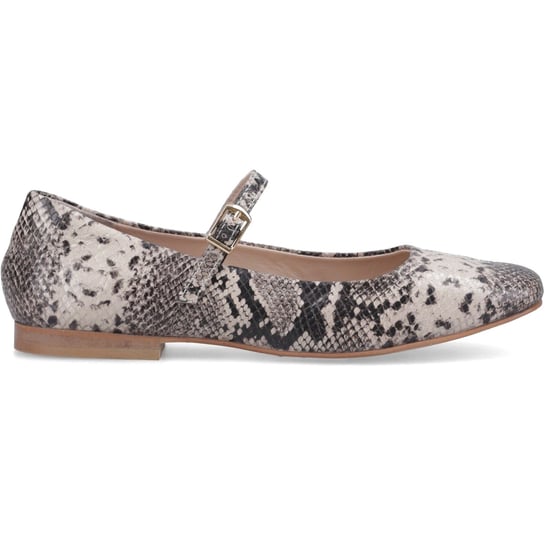 Hush Puppies Pasha Leder Frauen Schlange Ballerinas - Image 5