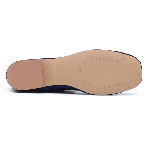 Hush Puppies Pasha Samt Damen Ballerinas Navy - Image 4