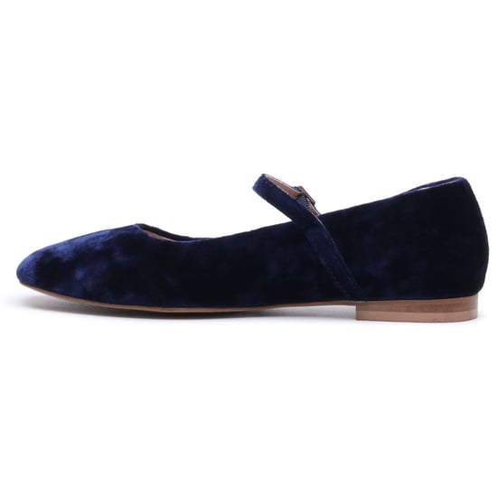 Hush Puppies Pasha Samt Damen Ballerinas Navy - Image 6
