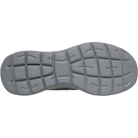 Skechers Arch Fit Summits Leege Leder Herren Trainers in Anthrazit Leder/Netz/Schwarz Trim - Image 2