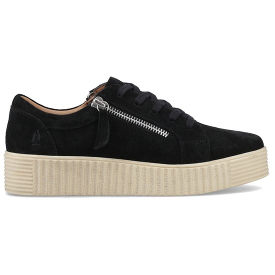 Hush Puppies Tara Wildleder Leder Damen Schwarz Sneakers - Image 5