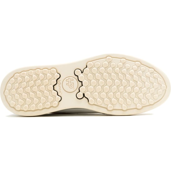 Hush Puppies Wes HP Sneaker Wildleder Herren Weiße Trainers - Image 3
