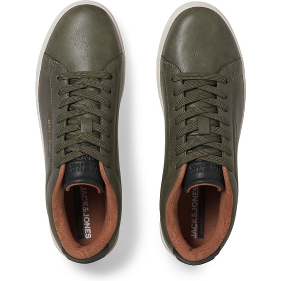 Jack & Jones Bosley Polyurethan Herren Sneaker in Oliv Nacht - Image 3