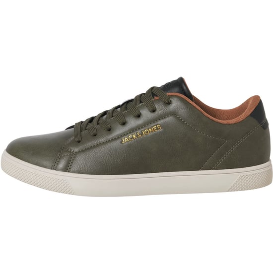 Jack & Jones Bosley Polyurethan Herren Sneaker in Oliv Nacht - Image 4