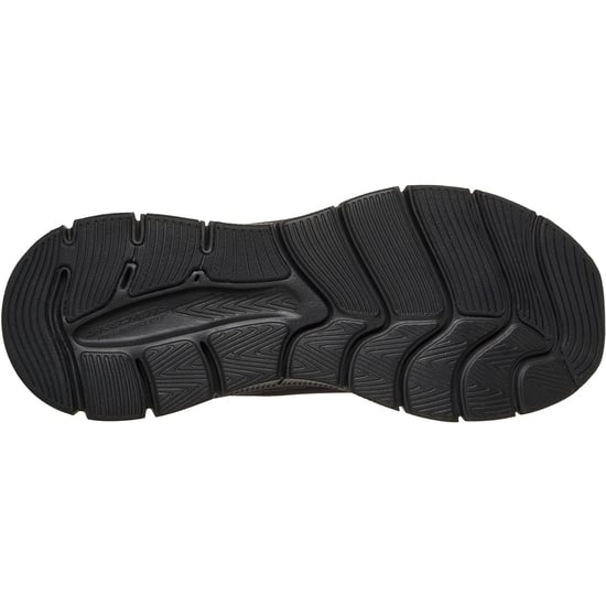 Skechers Relaxed Fit Flex Zayder Textil Herren Schwarz Mesh/Synthetik Trainer - Image 2