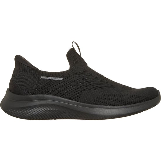 Skechers Ultra Flex 4.0 Pure Dream Textil Damen Schwarz Strick/Trim Sneakers - Image 4