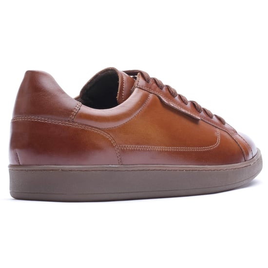 Base London Zammo Leder Herren TAN Sneaker - Image 2