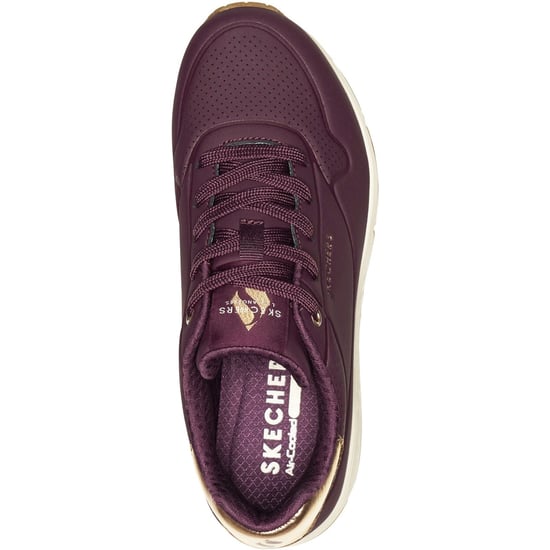 Skechers Uno - Golden Air Polyurethan Damen WINE Sneakers - Image 3