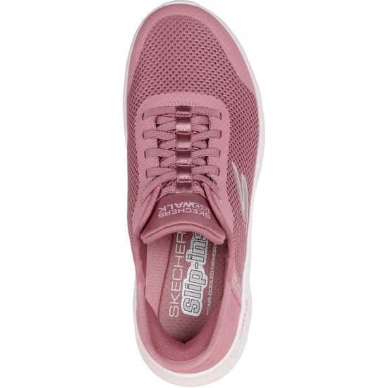 Skechers GO WALK Flex Grand Entry Textil Damen Rose Textil/Trim Sportlichschuhe - Image 3