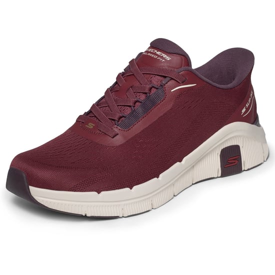 Skechers Relaxed Fit Flex Zayder Textil Herrenburgunder Mesh/Synthetik Sneakers - Image 5