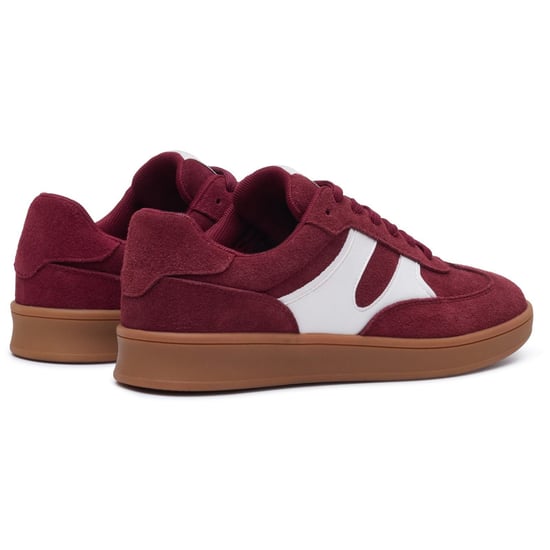 Hush Puppies Maura Wildleder Damen Bordeaux Sneaker - Image 2
