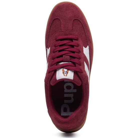Hush Puppies Maura Wildleder Damen Bordeaux Sneaker - Image 5
