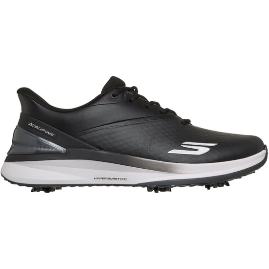 Skechers Blade Tour Herren Golf Schuhe Schwarz Synthetik/Weißer Besatz - Image 4