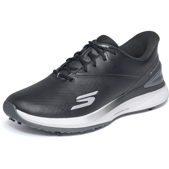 Skechers Blade Tour Herren Golf Schuhe Schwarz Synthetik/Weißer Besatz - Image 5