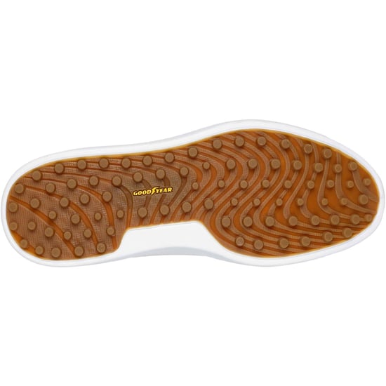 Skechers GO GOLF Drive 12 Leder Damen Golf Schuhe Weiß/Gold - Image 2