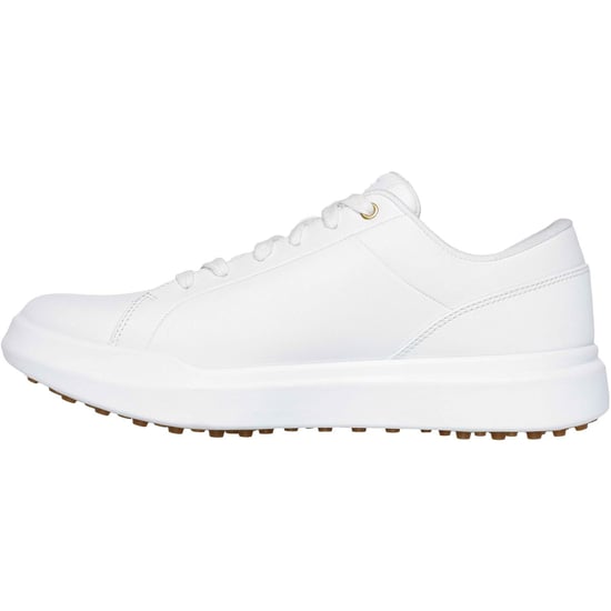 Skechers GO GOLF Drive 12 Leder Damen Golf Schuhe Weiß/Gold - Image 4