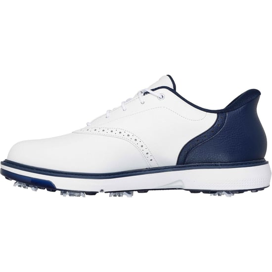 Skechers GO Golf Prestige Leder Herren Golf-Schuhe Weiß/Navy - Image 4