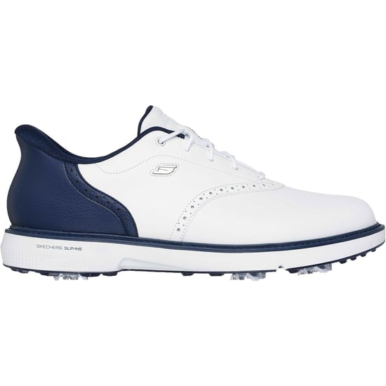 Skechers GO Golf Prestige Leder Herren Golf-Schuhe Weiß/Navy - Image 5