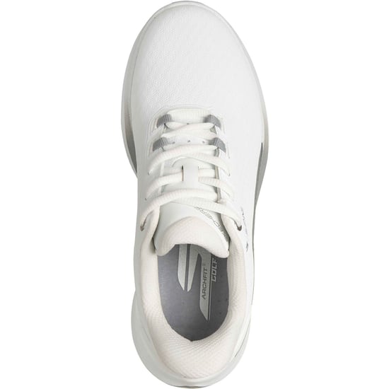 Skechers Pure Slip Ins Damen Golf Schuhe Weiß/Silber - Image 3