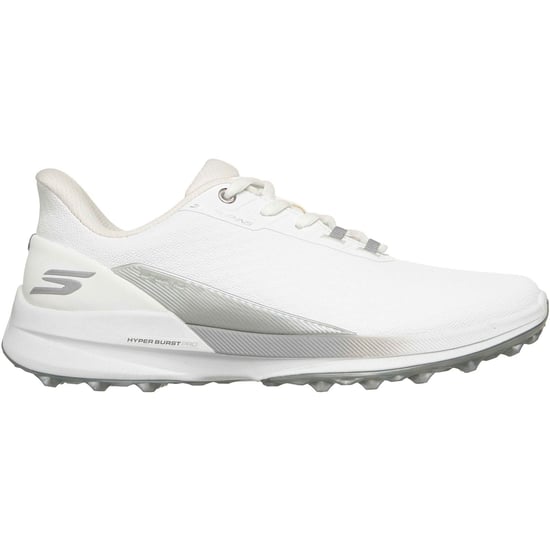 Skechers Pure Slip Ins Damen Golf Schuhe Weiß/Silber - Image 5