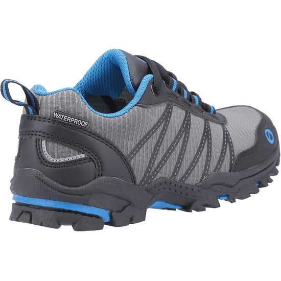Cotswold Littledean Nylon Jungen Wanderstiefel Blau/Grau - Image 2
