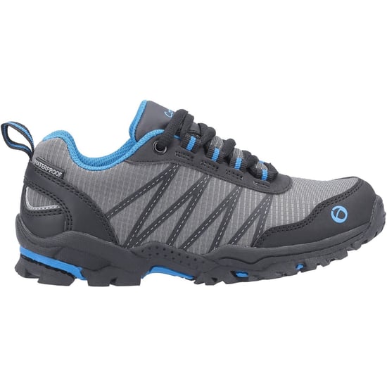 Cotswold Littledean Nylon Jungen Wanderstiefel Blau/Grau - Image 4
