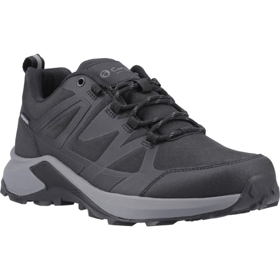 Cotswold Horton Niedrige Textil Herren Wanderschuhe Schwarz - Image 1