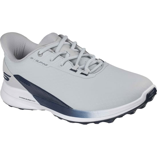 Skechers Pure Slip Ins Herren Golfschuh Grau/Marineblau - Image 1