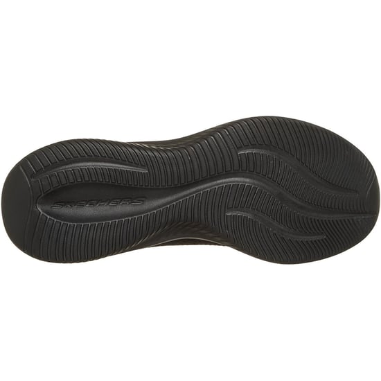 Skechers Ultra Flex 4.0 Polyester Damen Schwarz / Schwarze Sohle Sneakers - Image 2