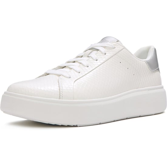 Fitflop RTG Schnürer aus Leder für Damen in Urban Weiß/Silber - Image 1