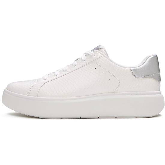 Fitflop RTG Schnürer aus Leder für Damen in Urban Weiß/Silber - Image 4