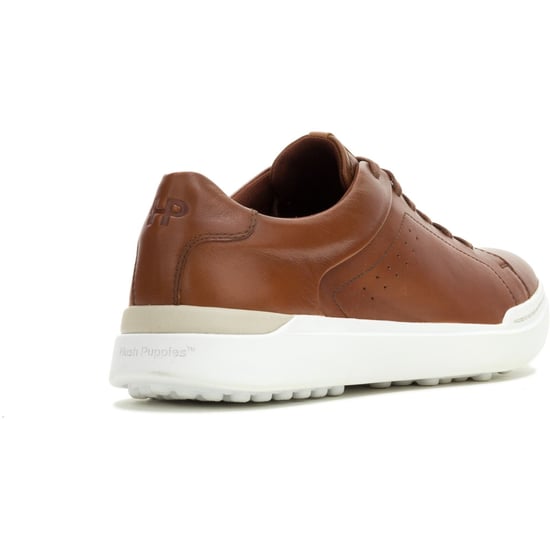 Hush Puppies Wes Leder Herren Cognac Sneaker - Image 2