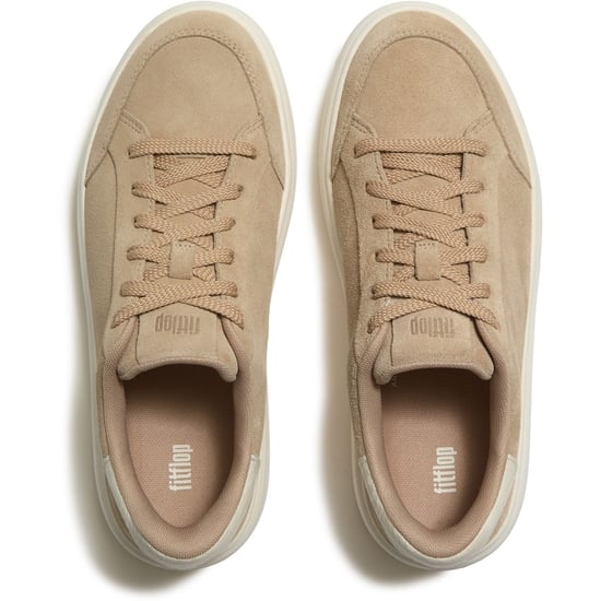 Fitflop RTG Schnür-Suede Damen Hazelnuss Sneaker - Image 3