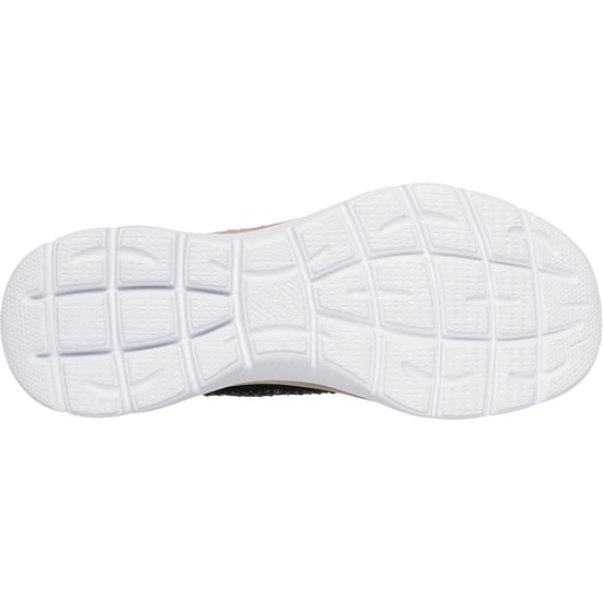 Skechers Summits Brilliant Shine Damen Schwarz Mesh/Roségold Akzent Sneaker - Image 2