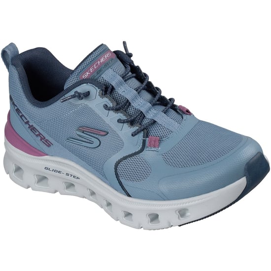 Skechers Glide-Step Pro Textil Damen Slate Mesh/Magenta Trim Trainer - Image 1