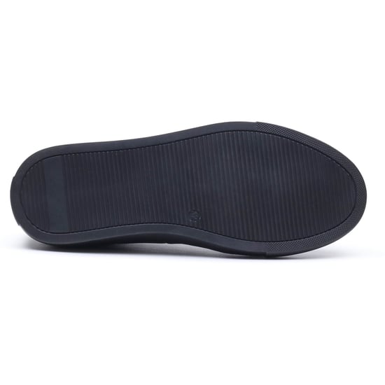 Hush Puppies Ciro Leather Men's BLACK Trainers - Image 4