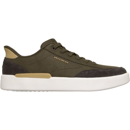 Skechers Verloma Radical Herren Olive Synthetik / Wildleder Sneakers - Image 4