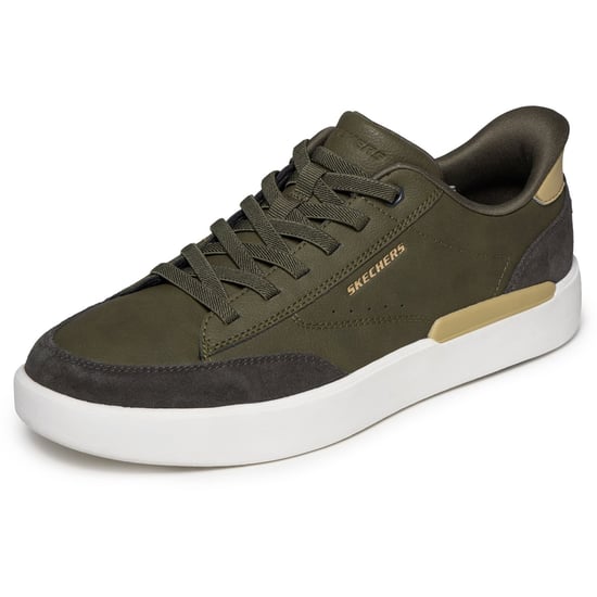 Skechers Verloma Radical Herren Olive Synthetik / Wildleder Sneakers - Image 5