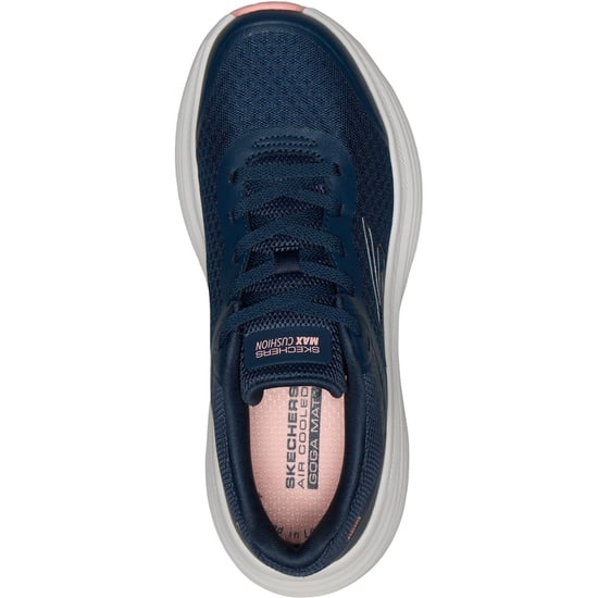 Skechers Max Cushioning Endeavour Damen Sneakers in Marineblau mit pinken Akzenten - Image 3