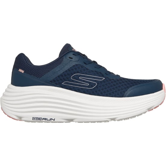 Skechers Max Cushioning Endeavour Damen Sneakers in Marineblau mit pinken Akzenten - Image 4