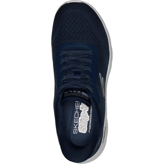 Skechers GO WALK Flex Azriel Textil Damen Sneaker Navy Textil/Navy Besatz - Image 3