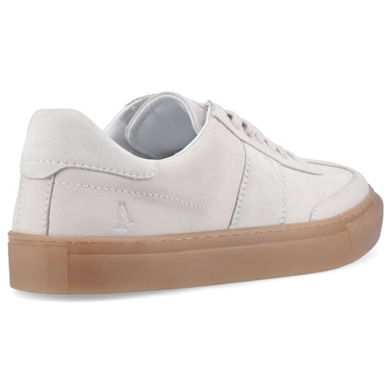 Hush Puppies Riley Wildleder Herren Weiß Sneakers - Image 2